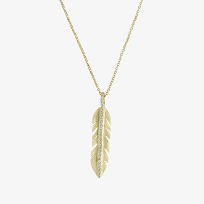 Feather necklace