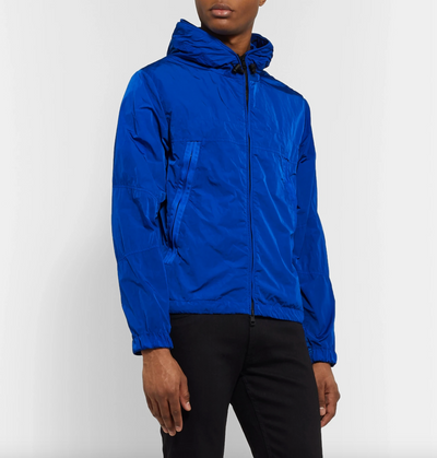 Moncler - Logo-Embroidered Grosgrain-Trimmed Shell Jacket