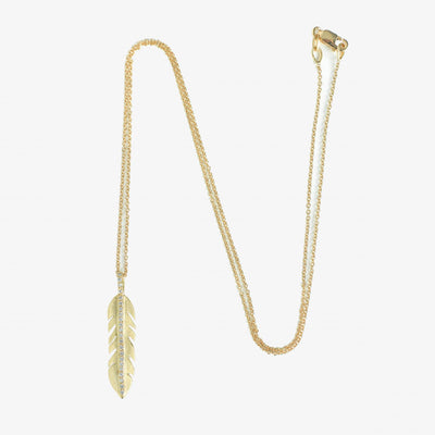 Feather necklace
