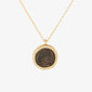 Diamonds Roman Coin necklace